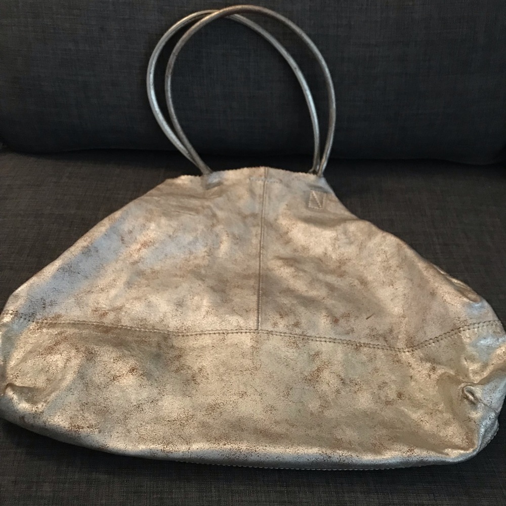 Banana Republic leather tote